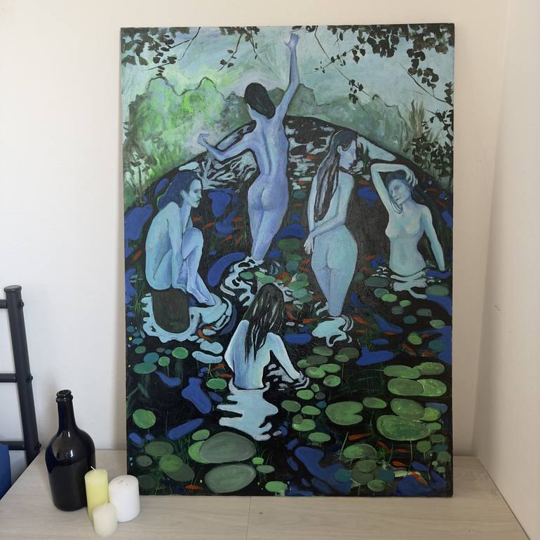 Original Contemporary Women Drawing by Raz Negev