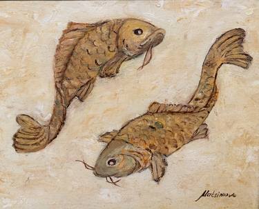 Print of Fish Paintings by Tatiana Maksimova