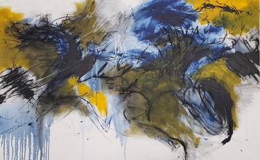 Original Abstract Expressionism Abstract Paintings by Elizabeth DeMarco