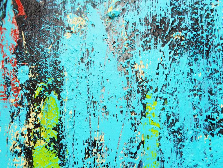 Original Abstract Expressionism Abstract Painting by Elena Popa