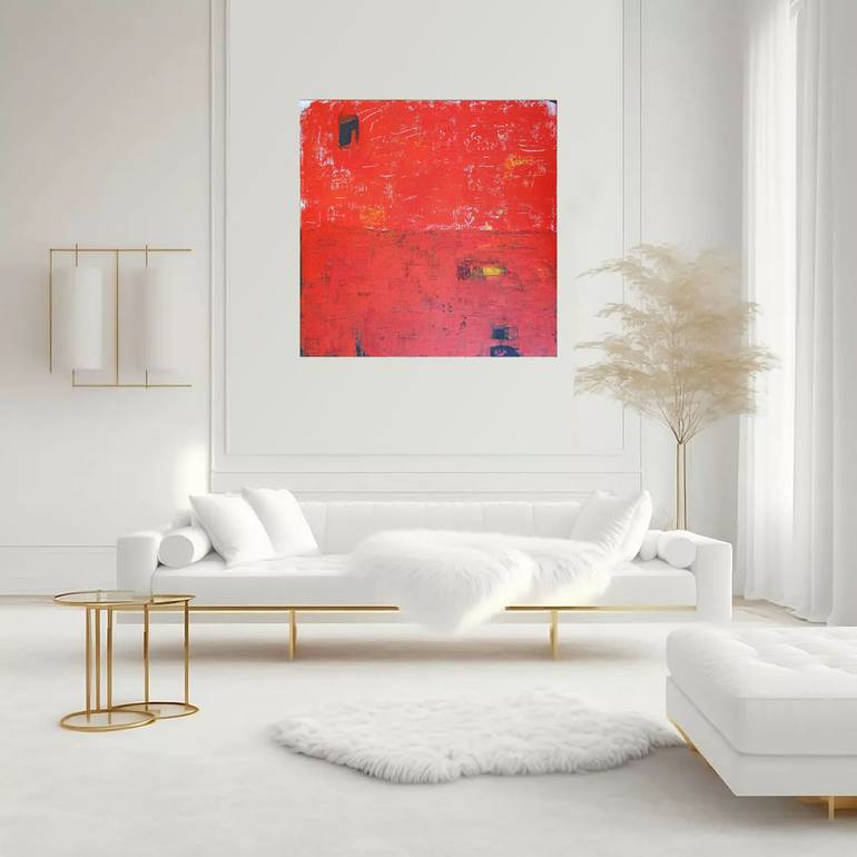 Original Abstract Expressionism Abstract Painting by Elena Popa