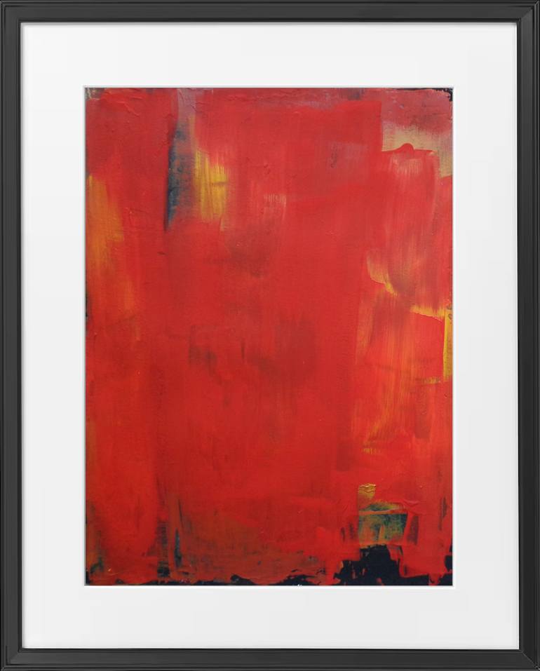Original Abstract Expressionism Abstract Painting by Elena Popa