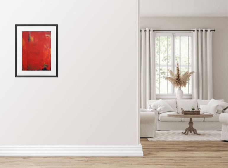 Original Abstract Expressionism Abstract Painting by Elena Popa