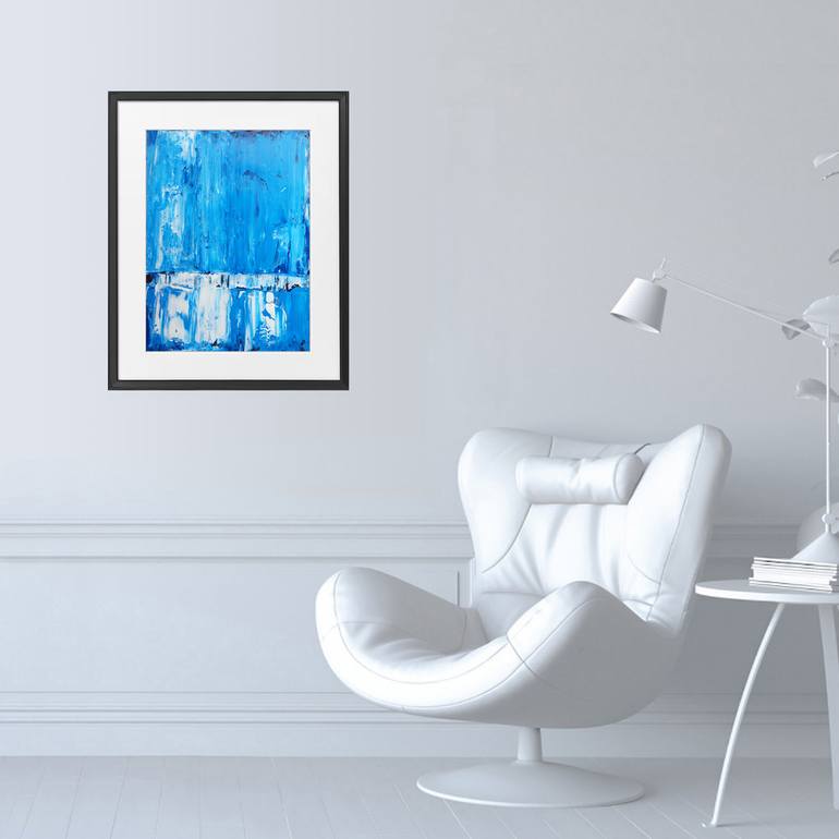 Original Abstract Expressionism Abstract Painting by Elena Popa