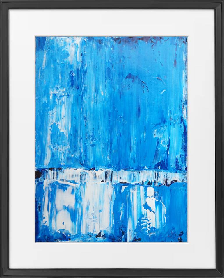 Original Abstract Expressionism Abstract Painting by Elena Popa