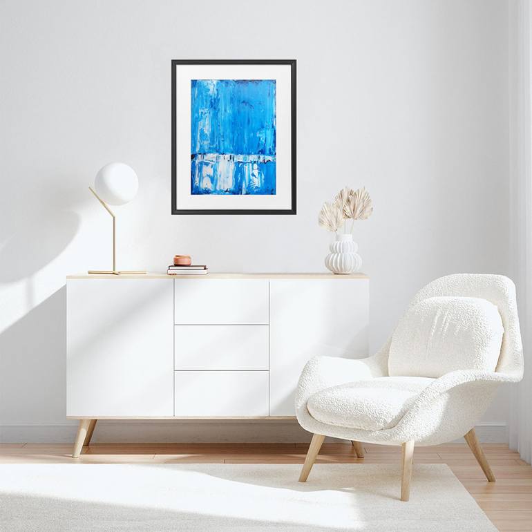 Original Abstract Expressionism Abstract Painting by Elena Popa