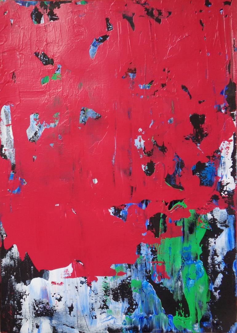 Original Abstract Expressionism Abstract Paintings by Elena Popa