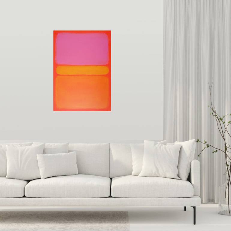 Original Abstract Expressionism Abstract Painting by Elena Popa