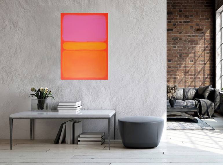 Original Abstract Expressionism Abstract Painting by Elena Popa