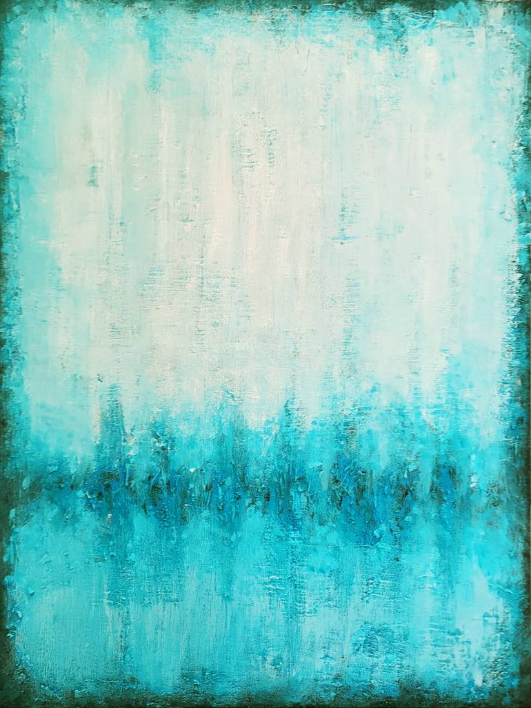 Original Abstract Painting by Elena Popa | Abstract Art on Canvas | Where Light Settles