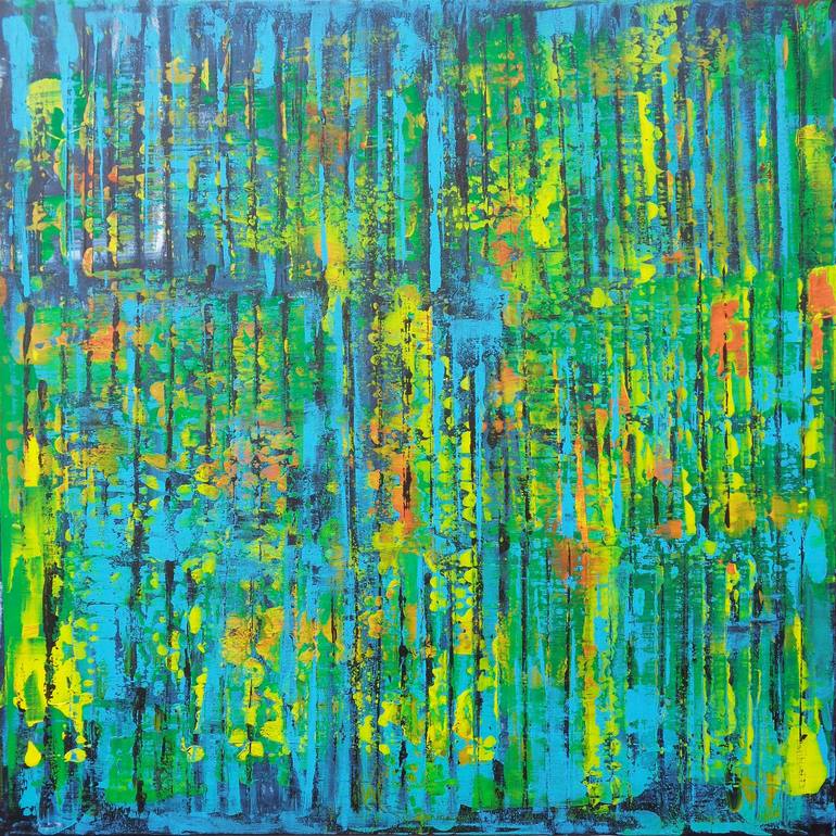 Amazonian Rainforest Painting by Elena Andronescu | Saatchi Art