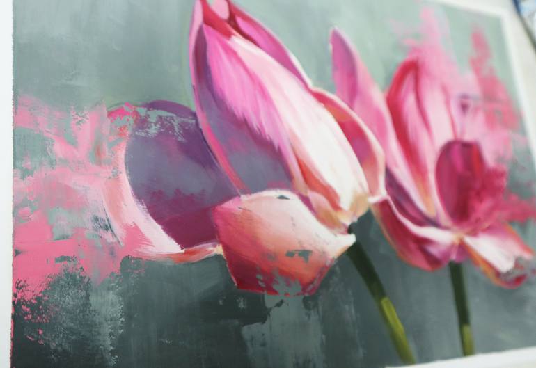 Original Floral Painting by Ildar Kamaletdinov