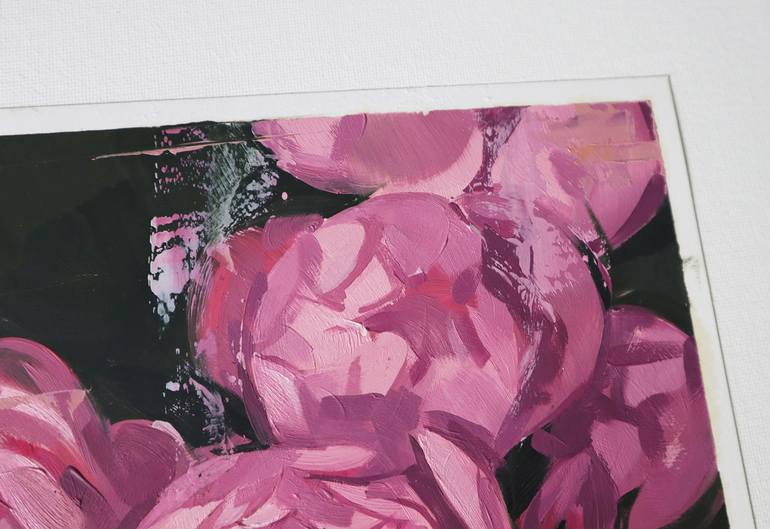 Original Abstract Floral Painting by Ildar Kamaletdinov