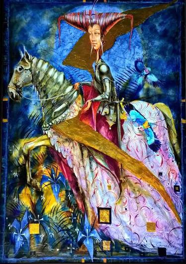 Original Horse Paintings by George Khubua