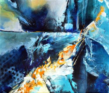 Original Abstract Expressionism Abstract Paintings by Bellule Art