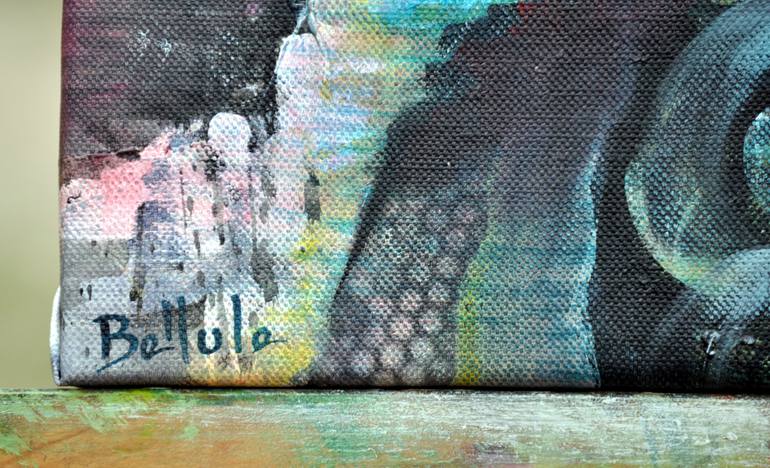 Original Abstract Expressionism Abstract Painting by Bellule Art