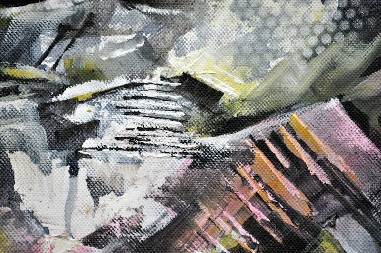 Original Abstract Expressionism Abstract Painting by Bellule Art