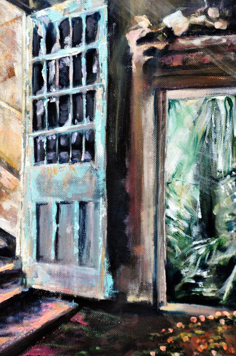 Original Expressionism Interiors Painting by Bellule Art