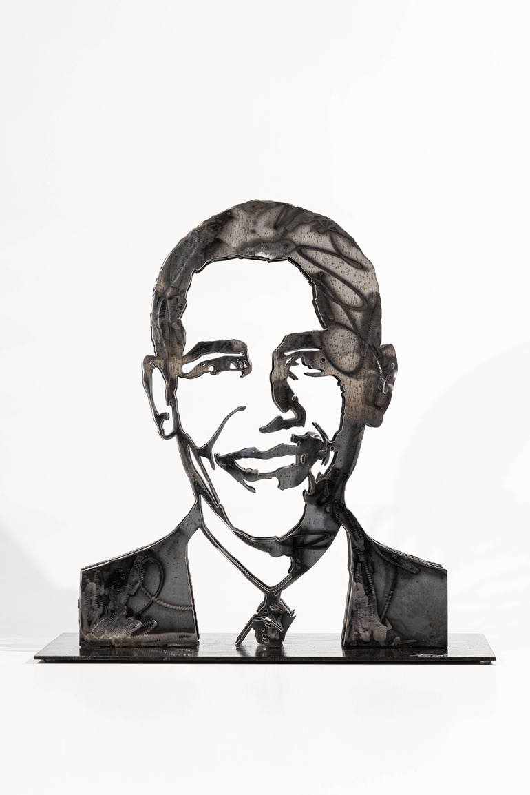 Original Conceptual Politics Sculpture by Lea Poncharal