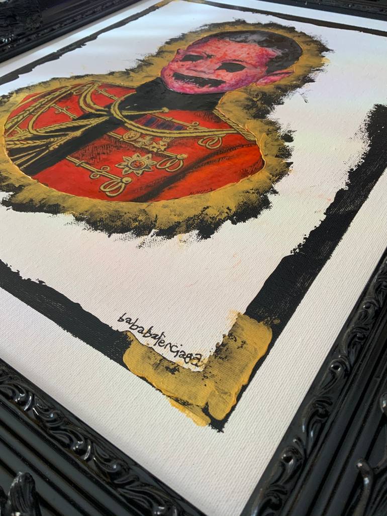 Original Abstract People Collage by Baba Yaga Balenciaga