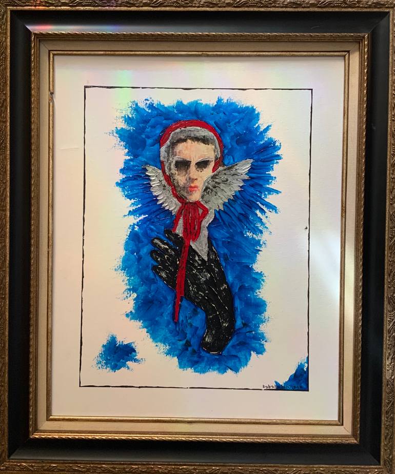 Original Surrealism Abstract Painting by Baba Yaga Balenciaga