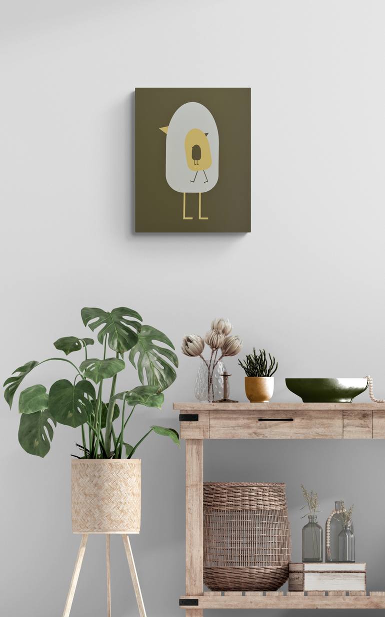 Original Abstract Geometric Painting by Jo Moloney