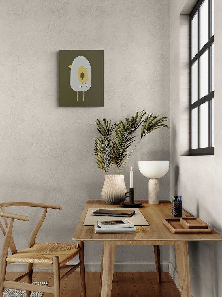 Original Abstract Geometric Painting by Jo Moloney