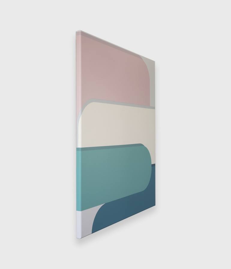 Original Abstract Geometric Painting by Jo Moloney