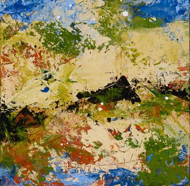 Print of Abstract Landscape Paintings by Mark James Minty