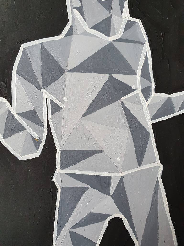 Original Cubism Abstract Painting by Bethany Howell