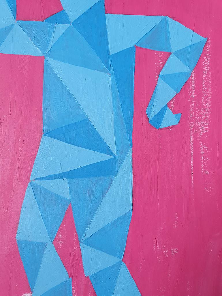Original Cubism Abstract Painting by Bethany Howell