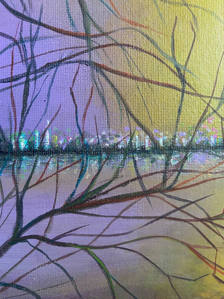 Original Impressionism Landscape Painting by Svetlana Morbini