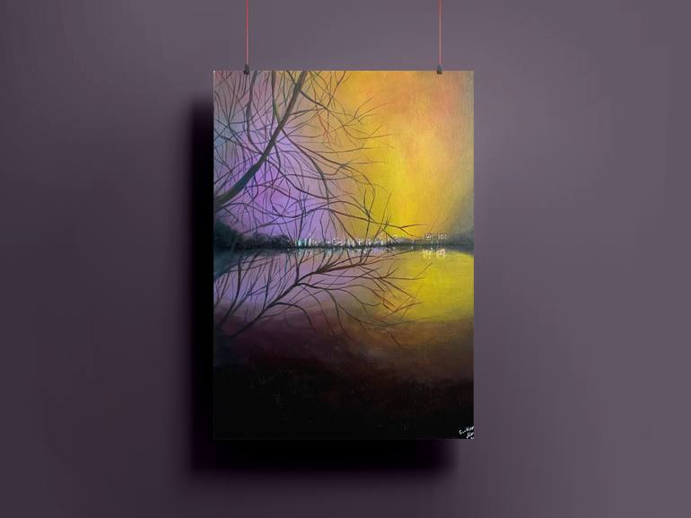 Original Impressionism Landscape Painting by Svetlana Morbini