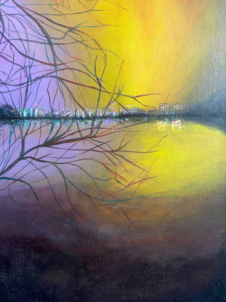 Original Impressionism Landscape Painting by Svetlana Morbini