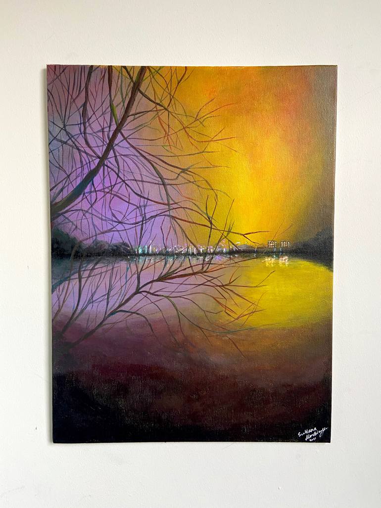 Original Impressionism Landscape Painting by Svetlana Morbini