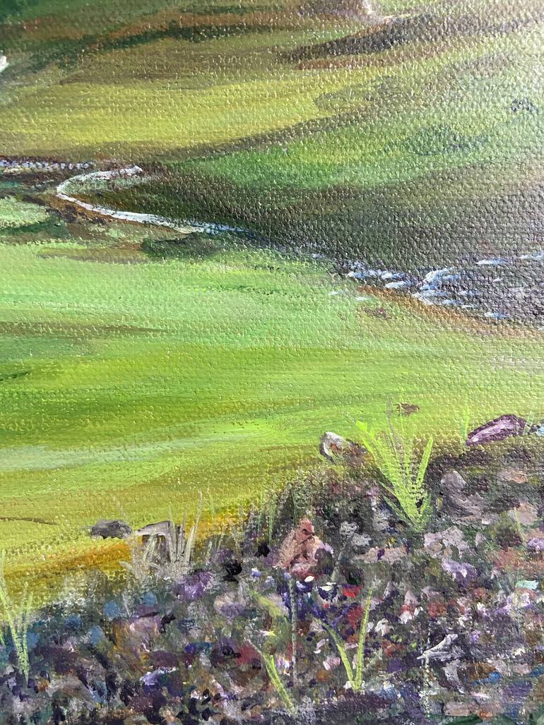 Original Impressionism Landscape Painting by Svetlana Morbini