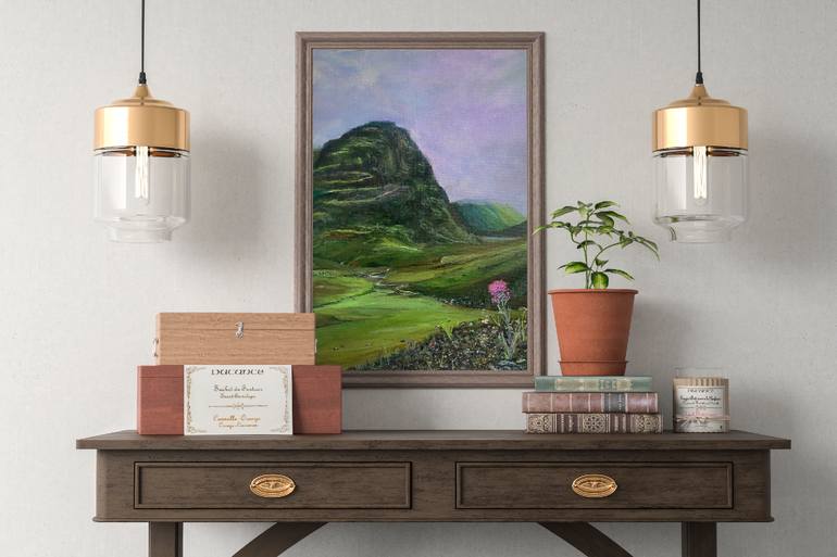 Original Impressionism Landscape Painting by Svetlana Morbini