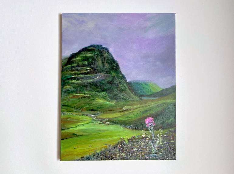 Original Impressionism Landscape Painting by Svetlana Morbini
