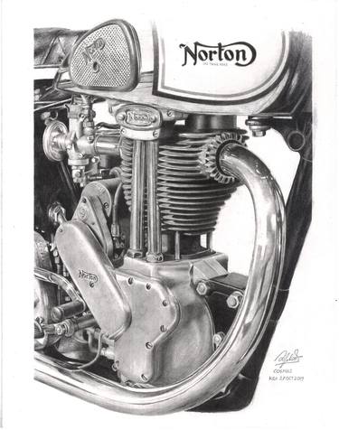 norton motorcycle ES2 1947 thumb