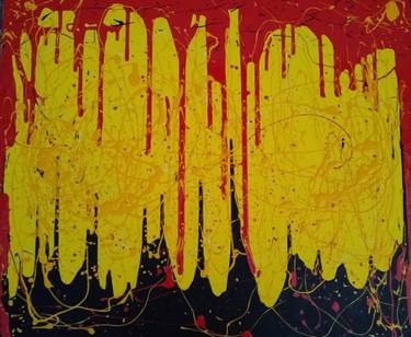 Original Abstract Expressionism Abstract Paintings by Aldeni Lemos