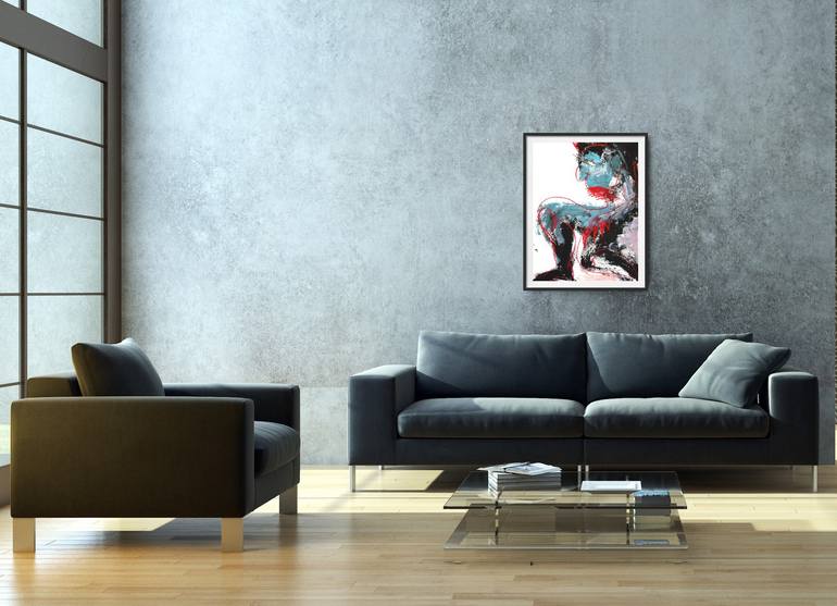 Original Expressionism Body Painting by Polina Givago