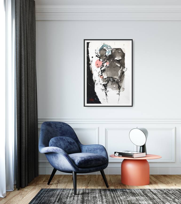 Original Expressionism Nude Painting by Polina Givago