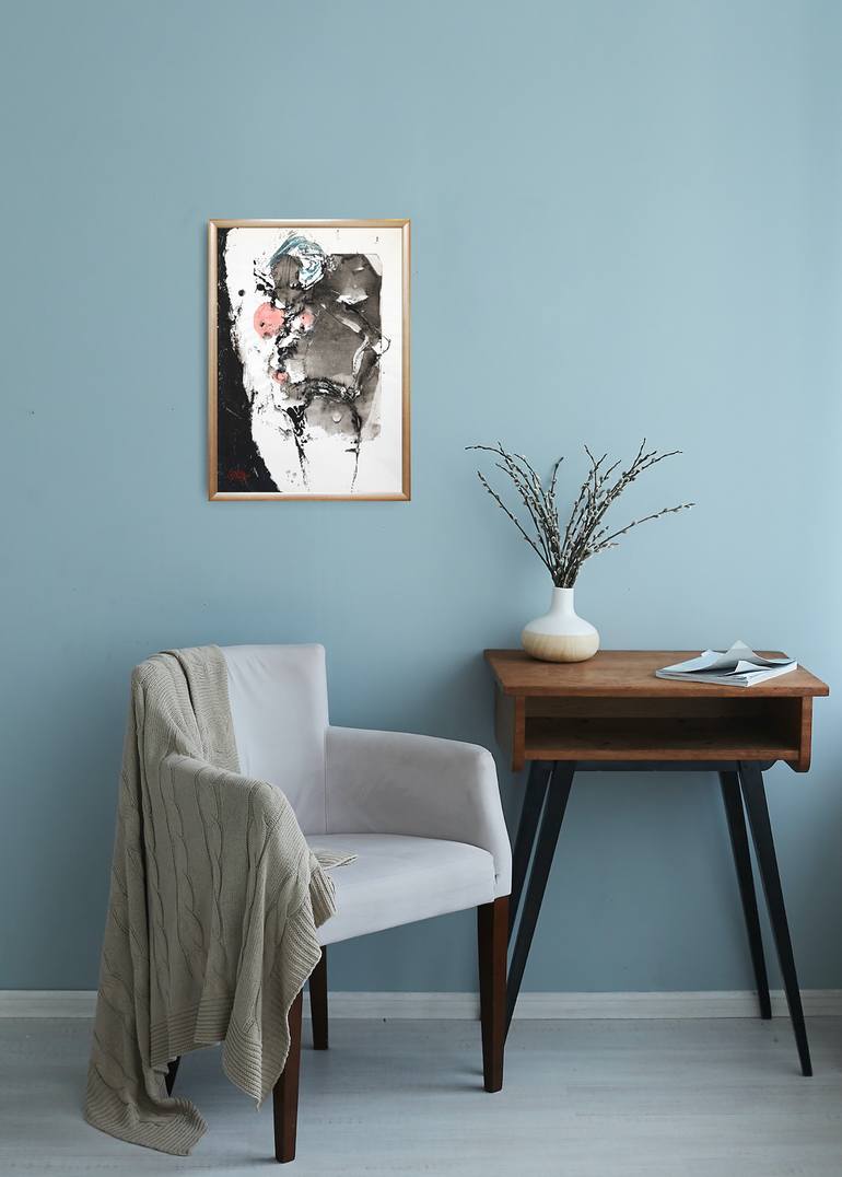 Original Expressionism Nude Painting by Polina Givago