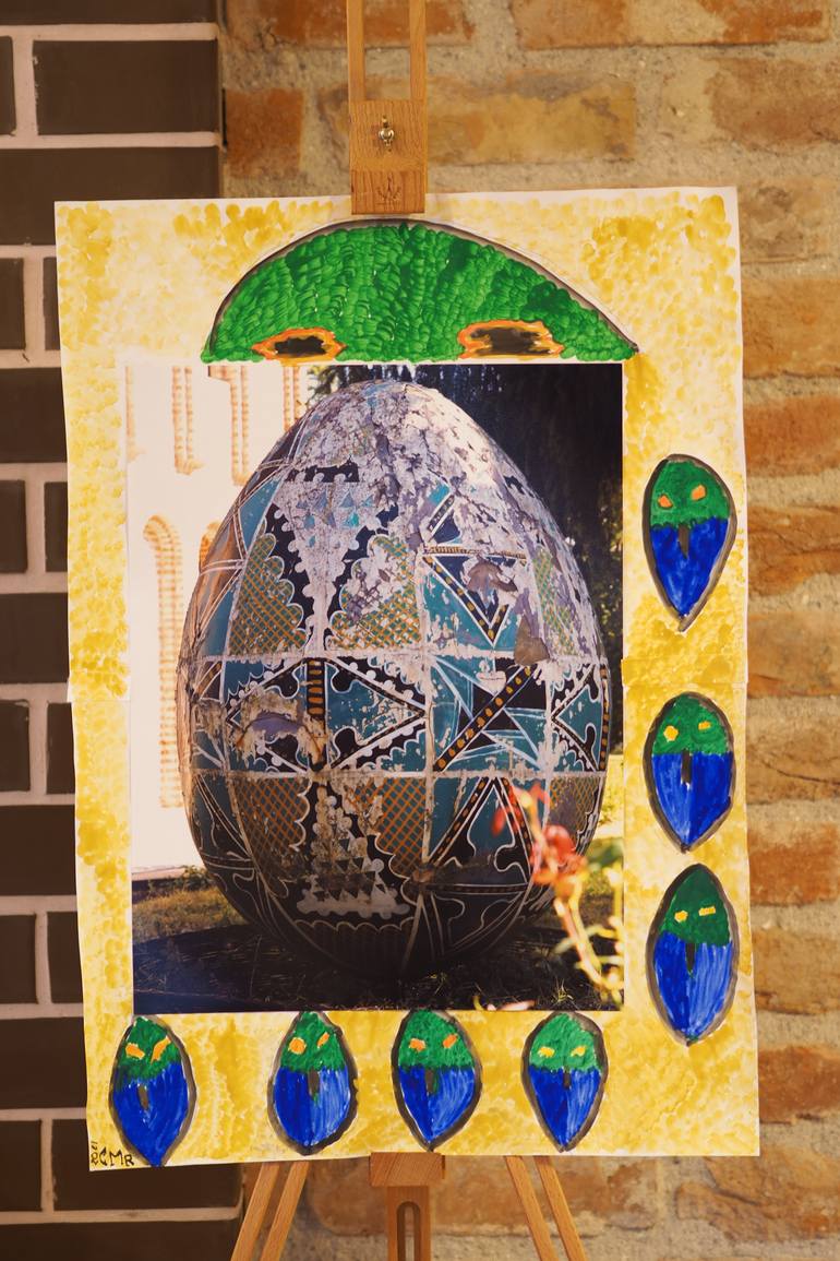 Original Modernism Religion Collage by Codrin Mihai Raileanu
