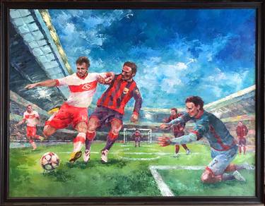 Original Figurative Sport Painting by Marina Ertel