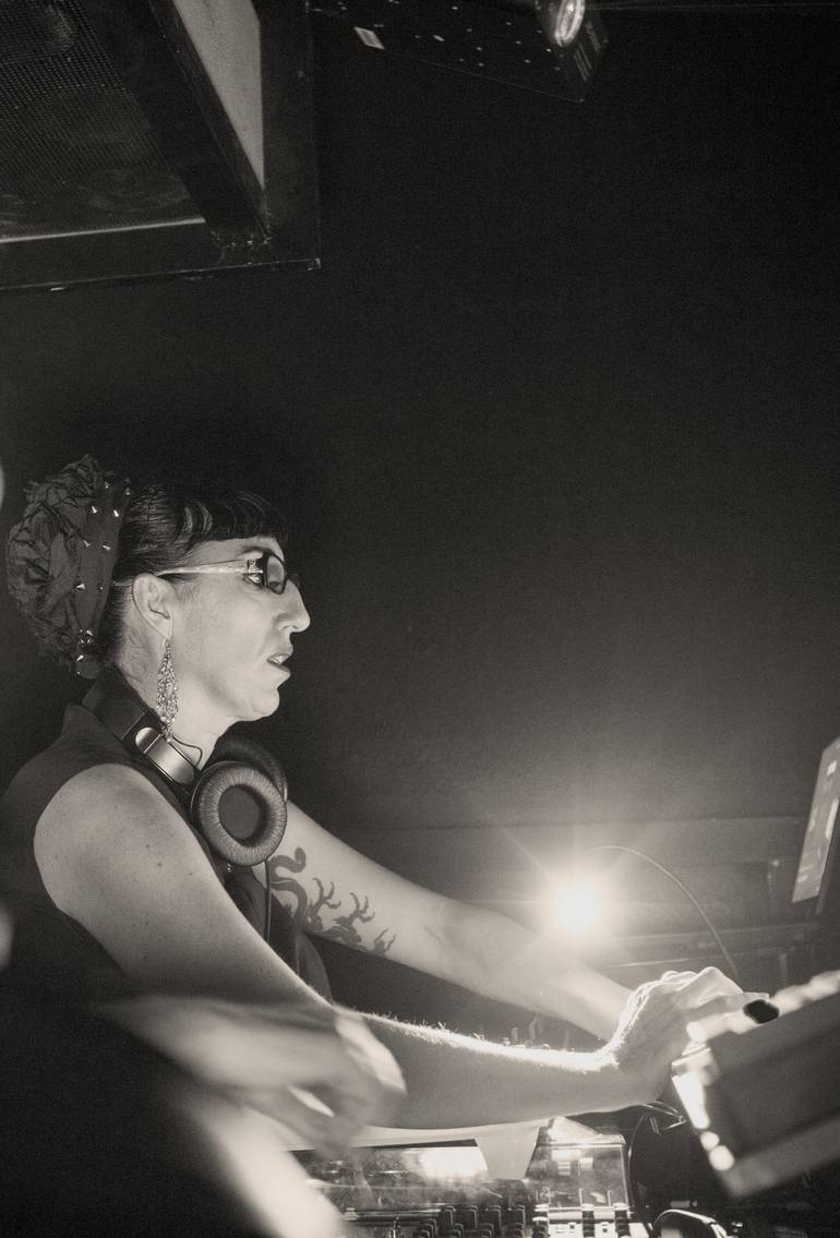 Rossy de Palma DJing I #1 - Limited Edition of 7 Photography by  massimiliano gialdroni | Saatchi Art