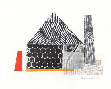 Print of Minimalism Abstract Collage by Arina Kurare