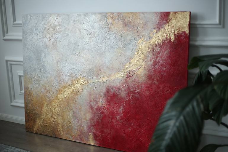 Original Abstract Expressionism Abstract Painting by Anastasia Vorobei