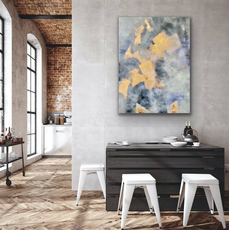 Original Conceptual Abstract Painting by Anastasia Vorobei