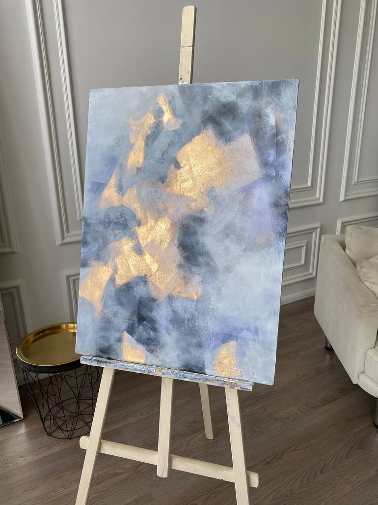 Original Conceptual Abstract Painting by Anastasia Vorobei